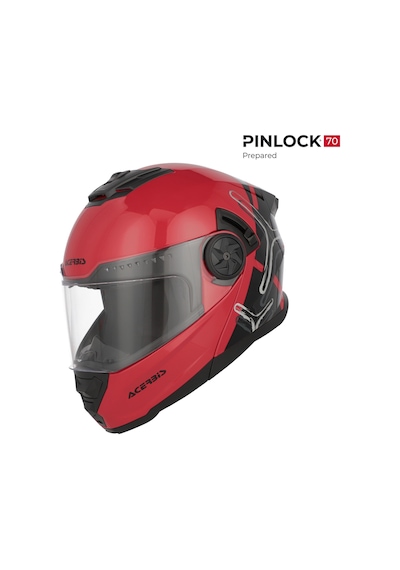 Acerbis Rıder Garphıc 22-06 Kask Siyah Kırmızı