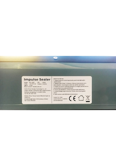 Pfs-300P Poşet Ağzı Kapama Yapıştırma Kapatma Makinası 30Cm N11.42219