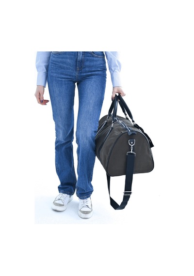 My Free Bag Gk Kanvas Unisex İş, Seyehat, Spor İçin El Çantası / Valizi Haki Siyah Haki - Siyah