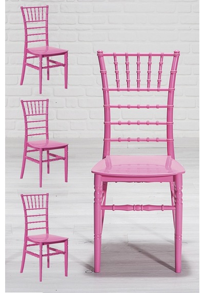 Soho Home Mutfak Sandalyesi 4 Adet-pembe