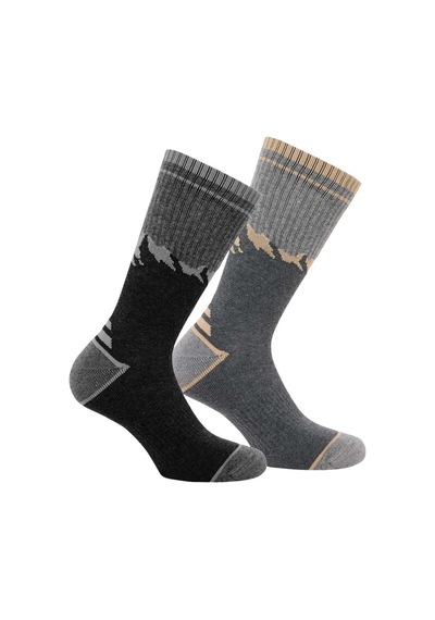 Jack Wolfskın Jack Wolfskin Mount Multi Sock Cl C Unisex Siyah Çorap 6069 Siyah