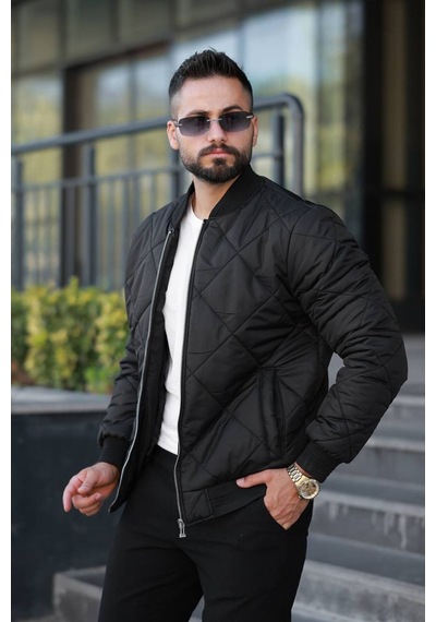 Unisex Kapitoneli Bomber Ceket - Günlük Şık & Spor Kombinlerin Vazgeçilmezi Siyah Kptne Unisex Kapitoneli Bomber Ceket - Günlük Şık & Spor Kombinlerin Vazgeçilmezi Siyah Kptne