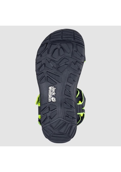 Jack Wolfskin 4040061 Seven Seas 3k Blue/lime Kadın Sandalet Mavi