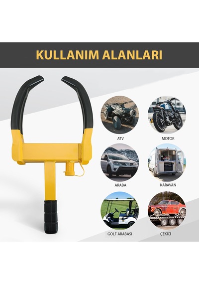 Teknoroket Karavan , Romörk , Araç Teker Kilidi Çelik