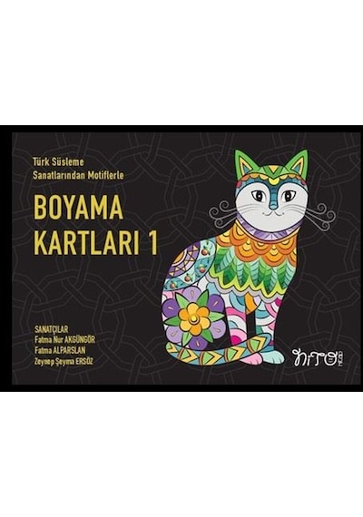 Türk Süsleme Sanatlarından Motiflerle Boyama Kartları 1- Nito Kitap