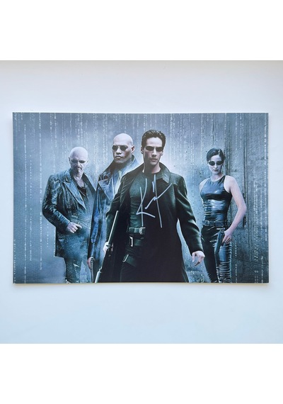 Keanu Reeves The Matrix 20x30 Cm Boyutunda El İmzalı Fotoğraf Öm