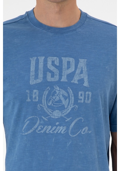 U.s. Polo Assn. Erkek İndigo Tişört 50300228-vr028 Indigo