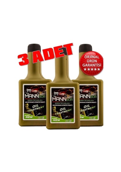 Mannbor Teknolojili Motorkoruyucu Bor Yağ Katkısı 250Ml 3 Adet N11.104