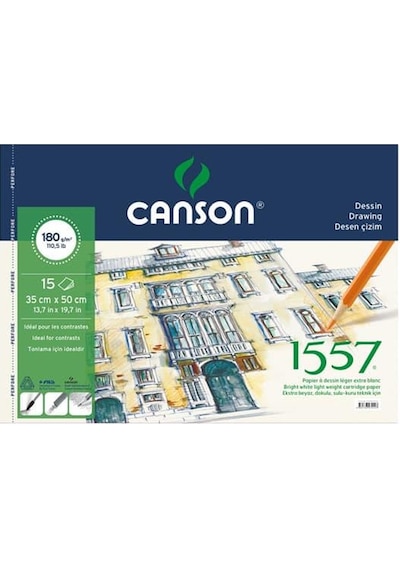 Canson 1557 180 Gr 35 X 50 Cm Çizim Defteri