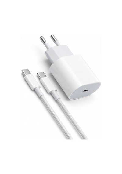 Iphone Type-c To Type-c 20w Hızlı Şarj Kablosu Ve Adaptörü 15-15promax-16-16promax-16plus-17