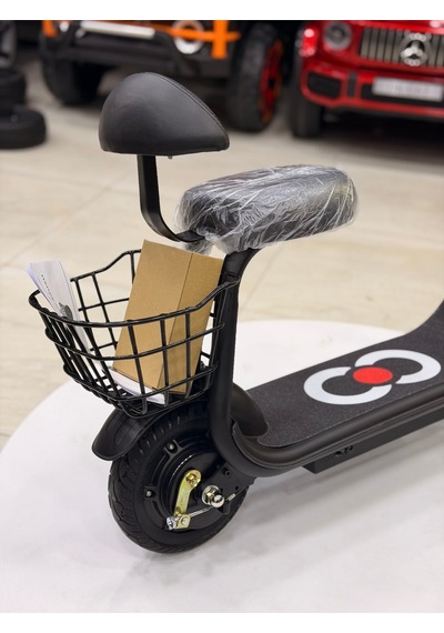 Mini Harley Oturaklı Scooter Siyah