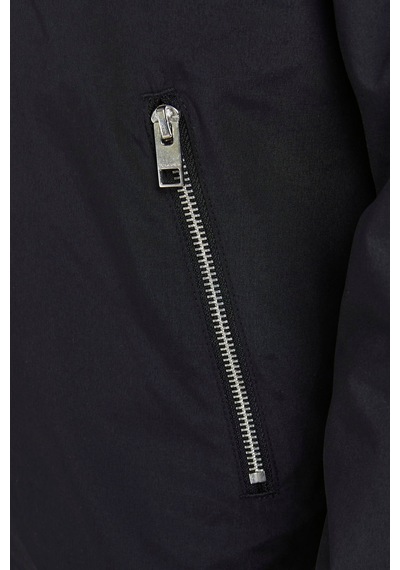 Jack & Jones Dik Yaka Bomber Ceket Siyah