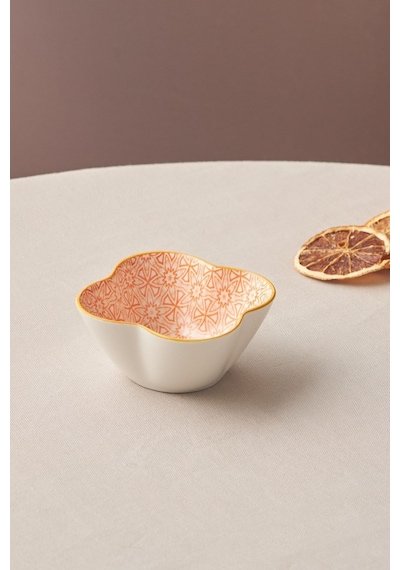 Karaca  Floral Turuncu Yonca Çerezlik 10 cm