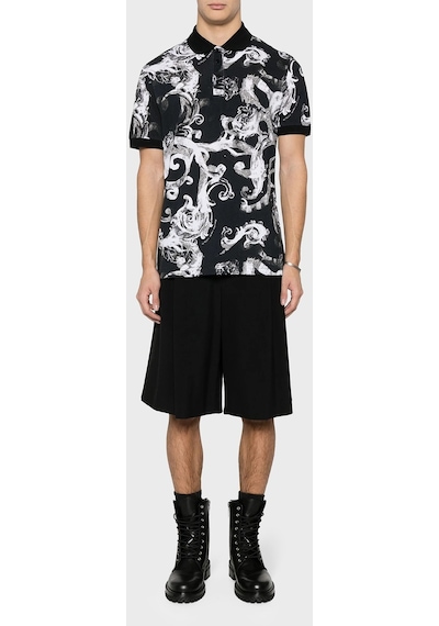 Versace Jeans Couture Erkek Polo Yaka T Shirt 76gag6s0 Js286 899 Siyah