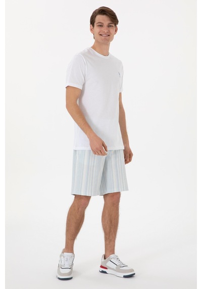U.s. Polo Assn. Erkek T-shirt G081gl011-000-2102597 Beyaz