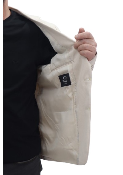 Twenhil Dmctekstil Erkek Ckt-200 Düz Klasik Kesim Normal Kalıp Çift Düğme Blazer Ceket Krem Twenhil Dmctekstil Erkek Ckt-200 Düz Klasik Kesim Normal Kalıp Çift Düğme Blazer Ceket Krem