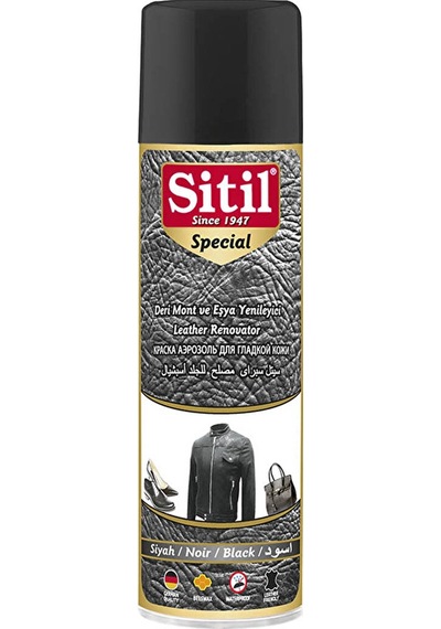 Öz 3 Adet Sitil Ayakkabı Boyası Sprey 250 Ml Siyah Renkli