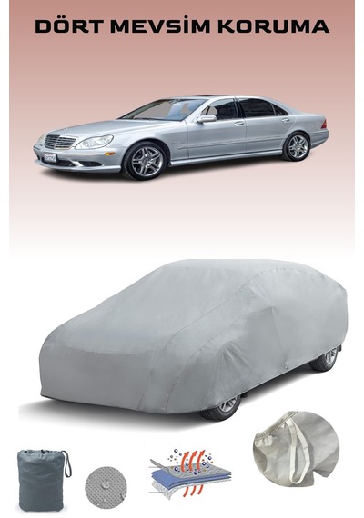 Mercedes S 55 Amg W220 2002 - 2005 Araba Brandası Oto Branda Gri