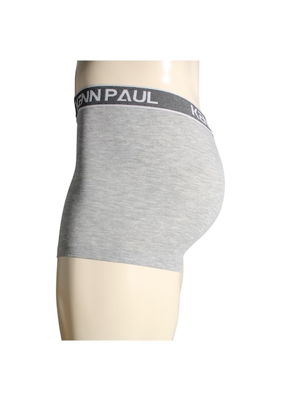 Kenn Paul S- 6xl Gri Düz Pamuklu Lüks Boxer Yumuşak Büyük Beden Çok Renkli