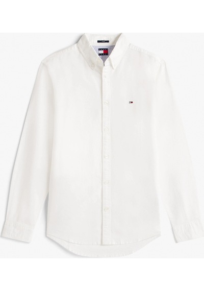 Tommy Hilfiger Tjm Normal Kesim Oxford Erkek Beyaz Gömlek Dm0dm22836ybl Beyaz