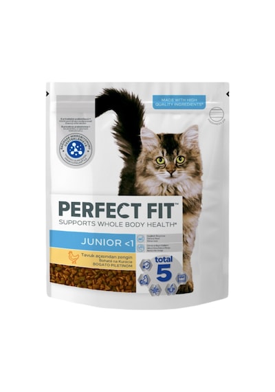 Perfect Fit Tavuklu Yavru Kedi Maması 750 G 4'li Avantaj Paketi Mıchu