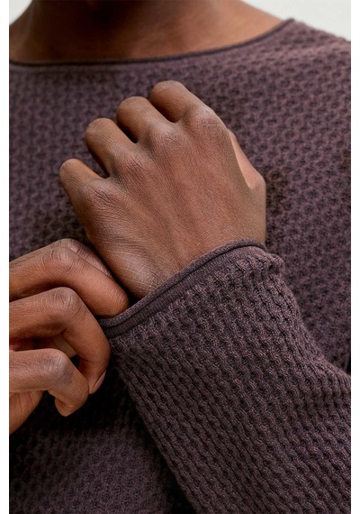 Jack & Jones Jprblumason Knıt Crew Neck Sn Kahverengi