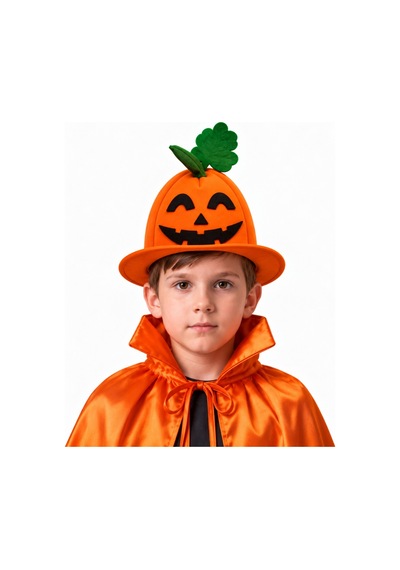 Çocuk Halloween Bal Kabağı Melon Şapka 7