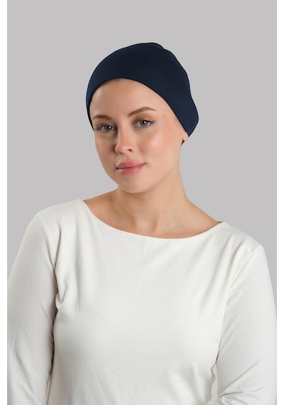 Hürrem Bone Lacivert Pratik Hazır Geçmeli İç Bone Viskon Süngerli Lastikli 3015 02