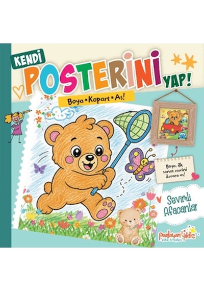 Kendi Posterini Yap Boya Kopart As Sevimli Afacanlar