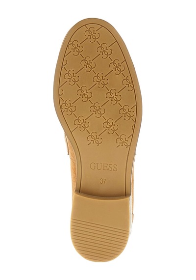 Guess Beliso Kadın Deri Loafer Ayakkabı Fltbsosue14 Kahve