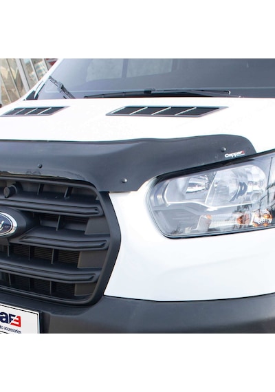 Cappafe Ford Transit Ön Kaput Koruyucu Rüzgarlık 4Mm Abs 2019-