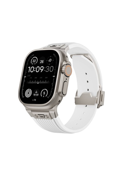 Apple Uyumlu Watch 42mm Zore Krd-113 Spor Görünümlü Silikon Kordon