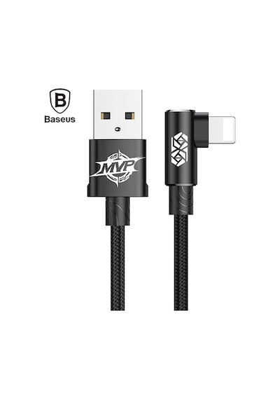 Baseus Lightning 1 Metre Mvp Kablo Siyah