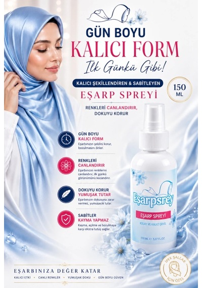 Eşarpsprey Eşarpsprey Eşarp Temizleme Spreyi 150 ML