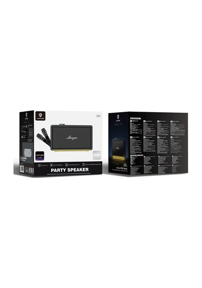 Lenyes S877 Serisi Rgb Işıklı Su Geçirmez Çift Mikrofonlu Tws Bluetooth Hoparlör Speaker V5.3 200w