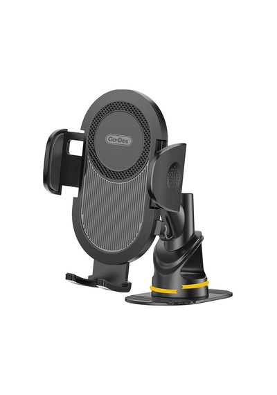 360 Dönebilen Vantuzlu Tasarım Araç Telefon Tutucu Go Des Gd-hd642 Siyah