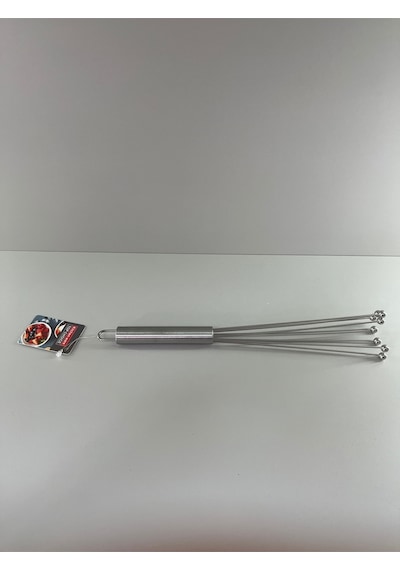 Paslanmaz Çelik Açılır Kapanır Boncuk Uçlu El Çırpıcısı Pratik Ve Ergonomik Mutfak Aleti Çelik Diğer