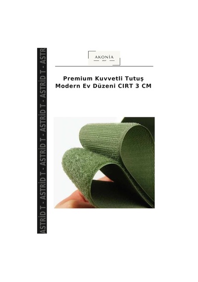 Premium Kuvvetli Tutuş Modern Ev Düzeni Cırt 3 Cm