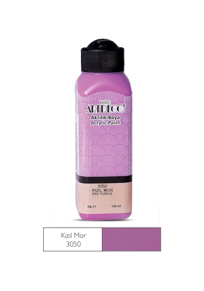 Artdeco Akrilik Boya 140Ml Kizil Mor 3050