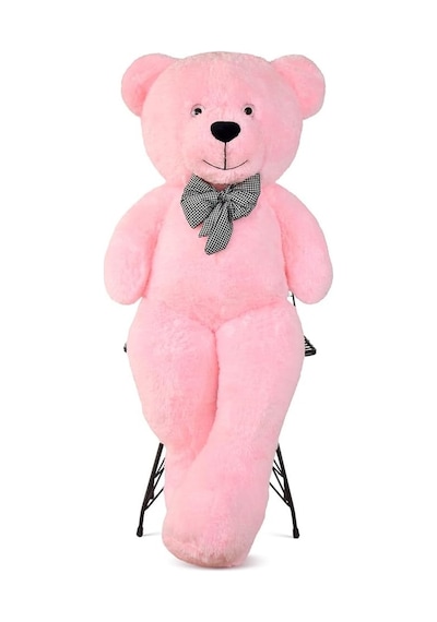 Özgüner Oyuncak 130 Cm Dev Pelüş Ayı, Papyonlu Ve Sevimli Büyük Boy Ayıcık, Yumuşak Sarılmalık Peluş, Sevgi Genel