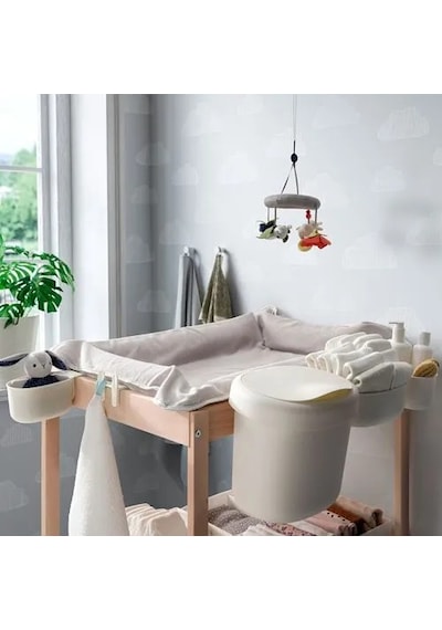 Sumuhome Önsklıg Alt Değiştirme Kapları Beyaz 4 Parça