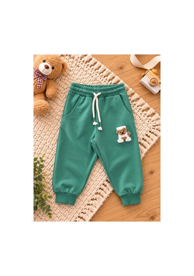 Uğur Bebe Yeşil Renk %100 Pamuk 3 İplik Şardonsuz Erkek Bebek &çocuk Eşofman Takımı Cepli Beli Bağcık Ayarlamalı Ayıcık Desenli Yeşil Yeşil Uğur Bebe Yeşil Renk %100 Pamuk 3 İplik Şardonsuz Erkek Bebek &çocuk Eşofman Takımı Cepli Beli Bağcık Ayarlamalı Ayıcık Desenli Yeşil Yeşil