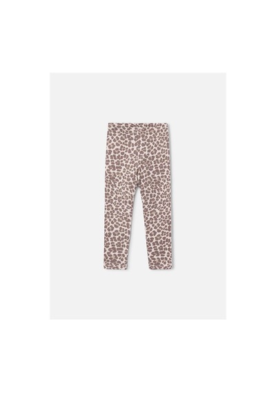 Mayoral Kız Çocuk Basic Leopar Desenli Tayt Kahverengi 4701