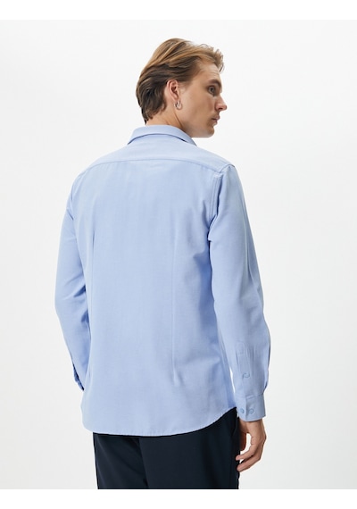 Koton Klasik Gömlek Slim Fit Yarım İtalyan Yaka Düğmeli Uzun Kollu Mavi 4sam60020hw 4SAM60020HW643 Mavi Koton Klasik Gömlek Slim Fit Yarım İtalyan Yaka Düğmeli Uzun Kollu Mavi 4sam60020hw 4SAM60020HW643 Mavi