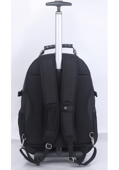 Classone Vıp Travel Serisi Trol-vıp100 Tekerlekli Trolley 17,3,15,6,14 Uyumlu Sırt Laptop Çantası - Siyah Siyah