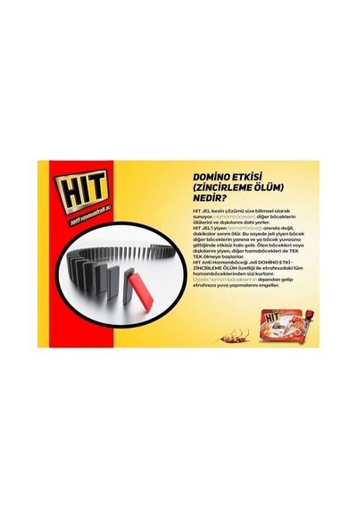 Hıt Anti Hamamböceği Jeli - Şırınga 20gr 4987