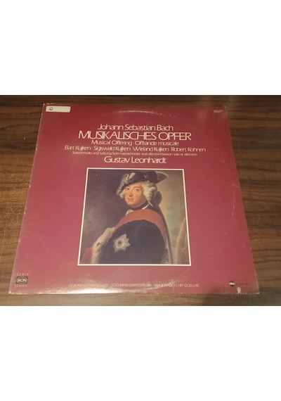 JOHANN SEBASTİAN BACH - GUSTAV LEONHARDT - Musikalisches Opfer ,