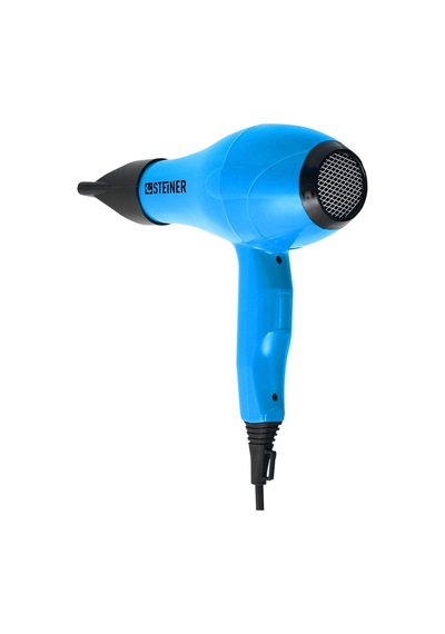 Alman 3600 Watt Profesyonel Saç Kurutma Makinesi Fön Makinesi Ac Motor Ms-9001 Mavi + 2 Adet Başlık