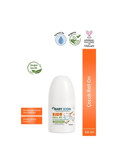 Baby Icon Doğal Çocuk Roll-On 50 ML