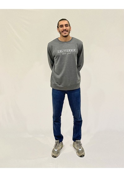 Erkek Bisiklet Yaka Rahat Kalıp 3 İplik Kalın Californıa Baskılı Sweatshirt Spr24sw32 Antrasit Erkek Bisiklet Yaka Rahat Kalıp 3 İplik Kalın Californıa Baskılı Sweatshirt Spr24sw32 Antrasit